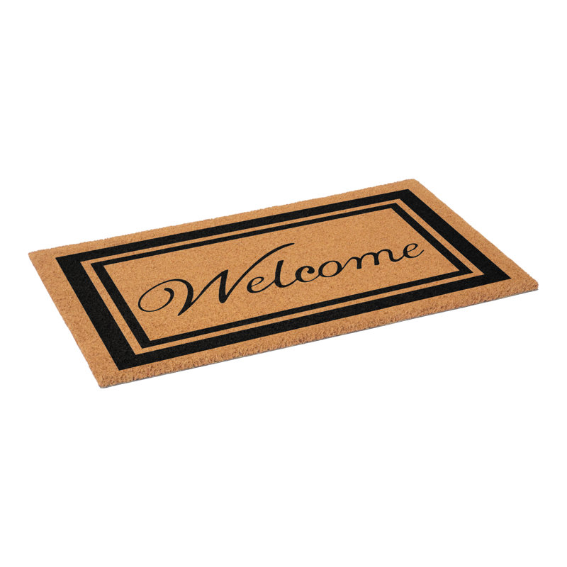 Stender Non-Slip Outdoor Doormat, Black, Rectangle 2' x 3'