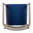 Cieanna Mid-Century Coastal Acacia Wood Outdoor Dining Chair With Rope Back And Cushion-114721595