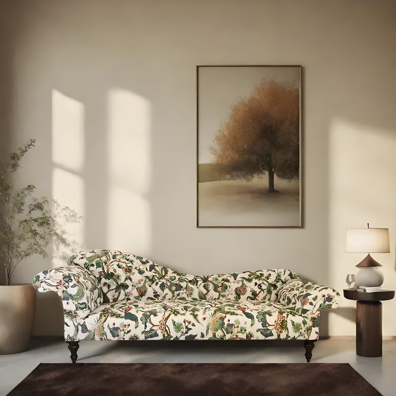 Chaise longue décontractée élégante et confortable, Orienté à gauche (vu de face)