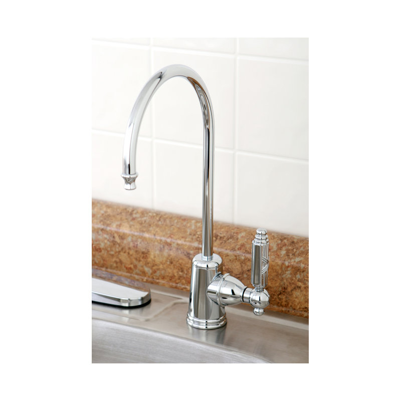 Kingston Brass Georgian Single-Handle 1-Hole Deck Mount Water Filtration Faucet, Polished Chrome