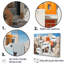 «De Stijl Desert House Lansdcape - Canyon», art mural sur toile-95876157-95876169