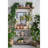 9.3X9x8.7 Inches Sand And Cement Coral Planter With Beige Finish, Vertical Ridged Design, Ideal For Herbs In Home Rooms Decorative Planter, Textured Appearance, Style Succulents Display Interior