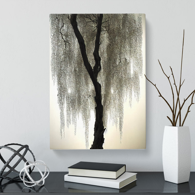CAN-V0523-2849X Weeping Willow Tree Art Vol.2 - Wrapped Canvas Print, 50cm H x 35cm W