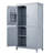 Grey Bathroom Floor Cabinet With 4 Doors, Adjustable Shelves, Metal Hinges, And Stylish Tall Storage Utilize Space Efficiently In-1358974162