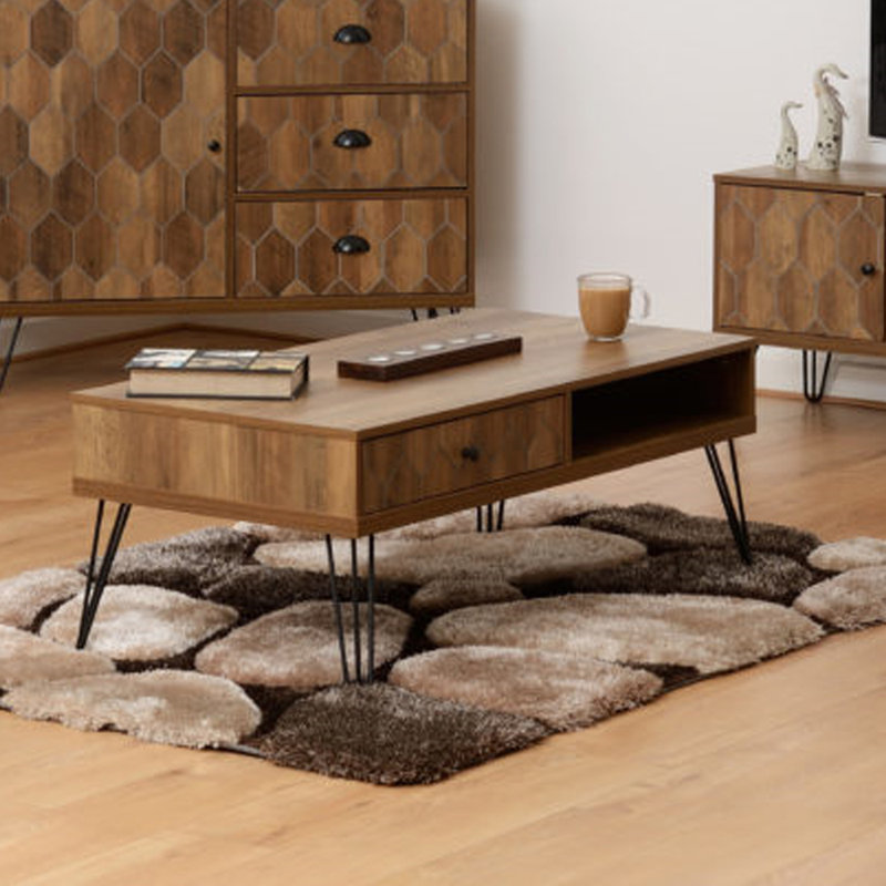Jarratt Four Leg Coffee Table with Storage