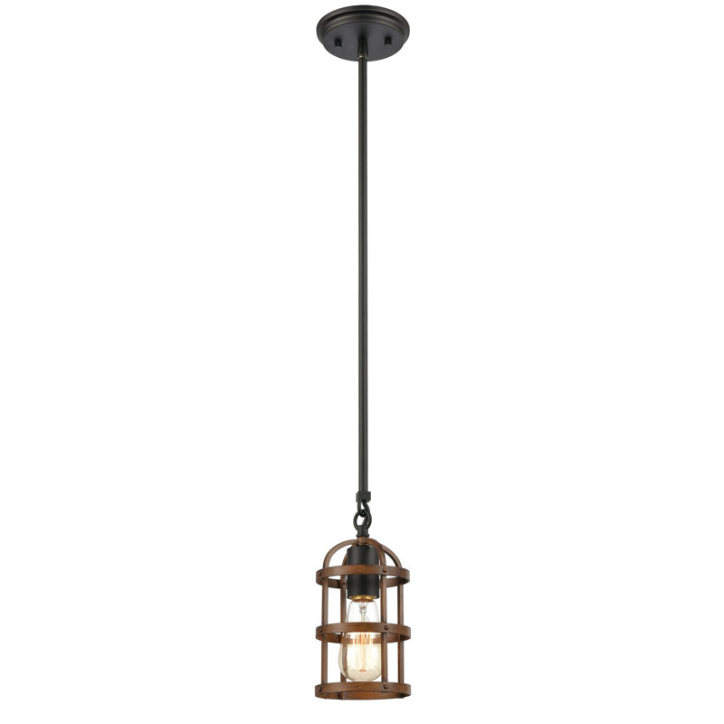 Mini-luminaire suspendu 1 lumière de 5 po Millville - noir mat Millville
