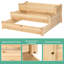Davin Wood Raised Garden Bed