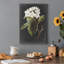 Fleurs blanches dramatiques I - impression-2015476547