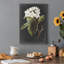 Fleurs blanches dramatiques I - impression-2015476550