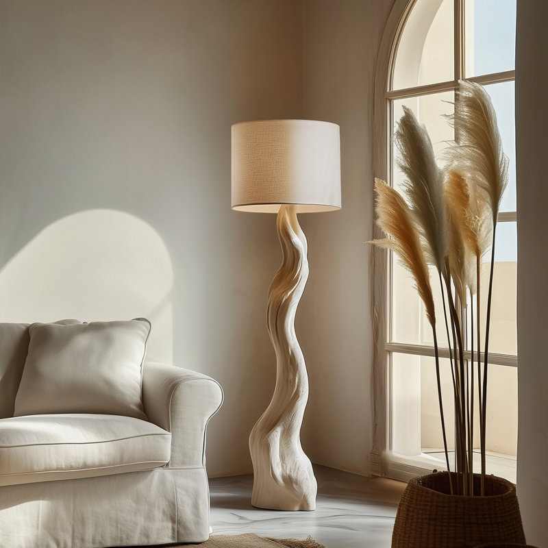 Modern Living Room Pendant Lamp Made Of Wood Material