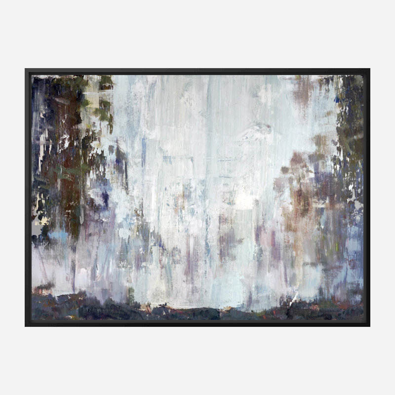 Mist - Artist Enhanced Canvas Print, Black Framed Canvas, 36" H x 48" W x 1.5" D