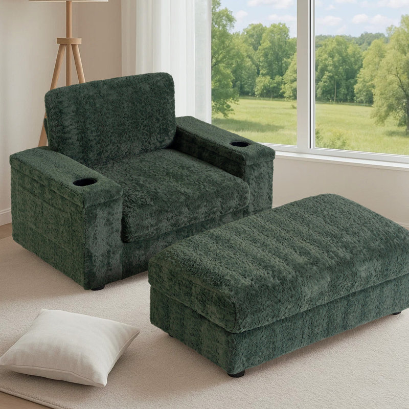 Seeger Chaise Lounge, Vert