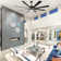 72 Inch Modern Ceiling Fan with Remote, 6 Speeds Reversible Ceiling Fan with Dimmable LED Light for Bedroom