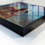 Key cabinet, Opens to the left, 30x30x5, White, A mystical space landscape full of colors, 