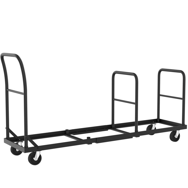 Heavy-Duty Folding Chair Cart with 1200LB Capacity, 40" H x 77" W x 19.2" D