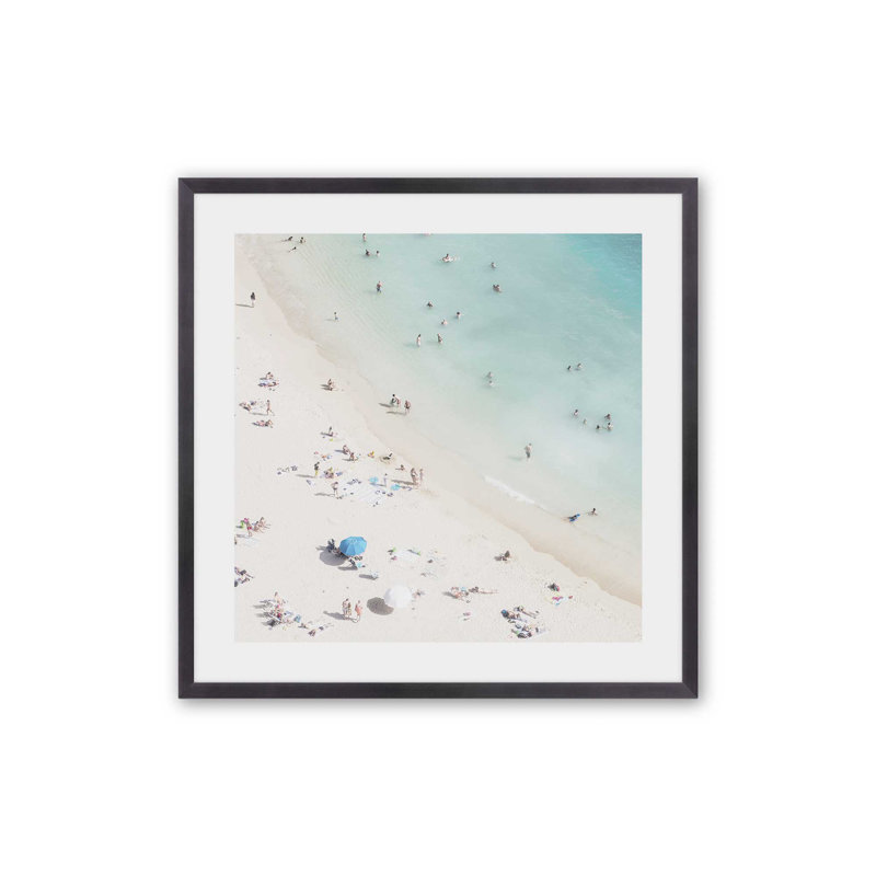 «Whispering Shore», reproduction d'art, H 13,75 po x l 13,75 po, Zinc patiné