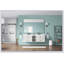 Miroir de salle de bain mural 84 po x 48 po avec cadre en aluminium et miroir mural rectangulaire-432256042-432256040