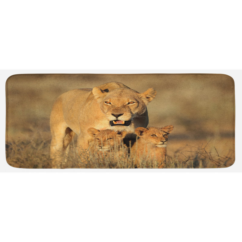 Tapis de cuisine safari