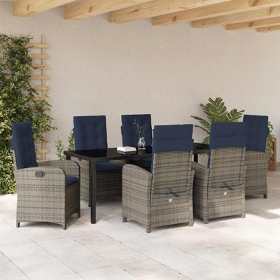 6 - Person Patio Dining Set with Rectangular Table