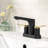 KRAUS Indy Centerset Bathroom Faucet With 2 Handles, Pop Up Drain And Supply Lines-107426065