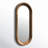 Ozma Solid Wood Oval Wall Mirror