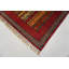 Aryana Wool Striped Area Rug in Red