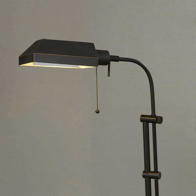 Lampe de travail sur pied 57 po Perran, Bronze foncé