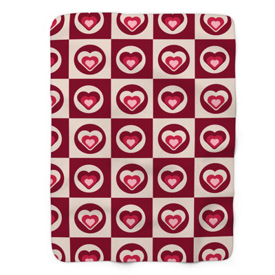 Quirky Affection - Couverture en sherpa de qualité supérieure 1 pièce WB_FL_100624_0033