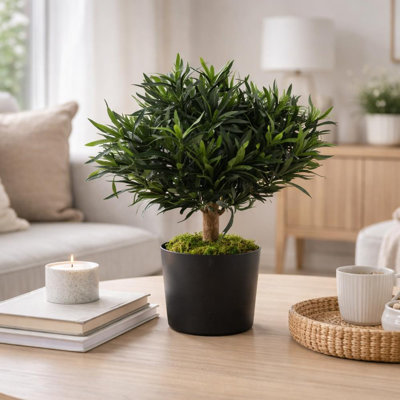 40cm Faux Evergreen Plant in Pot Liner