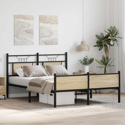 Bed Frame Without Mattress Engineered Wood