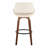 Najrin 30" Fixed-Height Faux Leather Bar Stool with Bent Wood Legs & Round Footrest (Set of 2)-2011140887-1895847398-1934584604