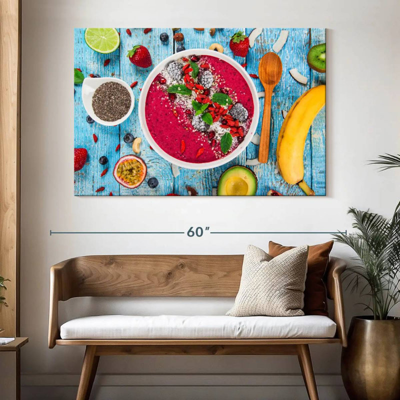 Yarlin Healthy Smoothie Bowl, 34" H x 51" W
