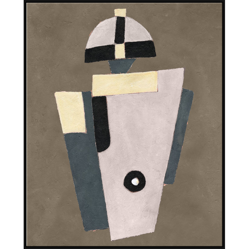 Hommage à Marsden Hartley - peinture, H 50 po x l 40 po x P 2,625 po, Noir