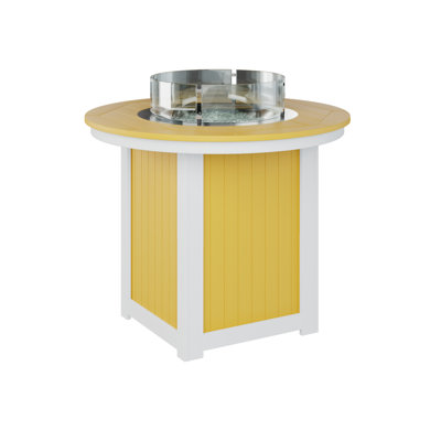 Berlin Gardens Donoma 44″ Round Counter Height Fire Pit Table