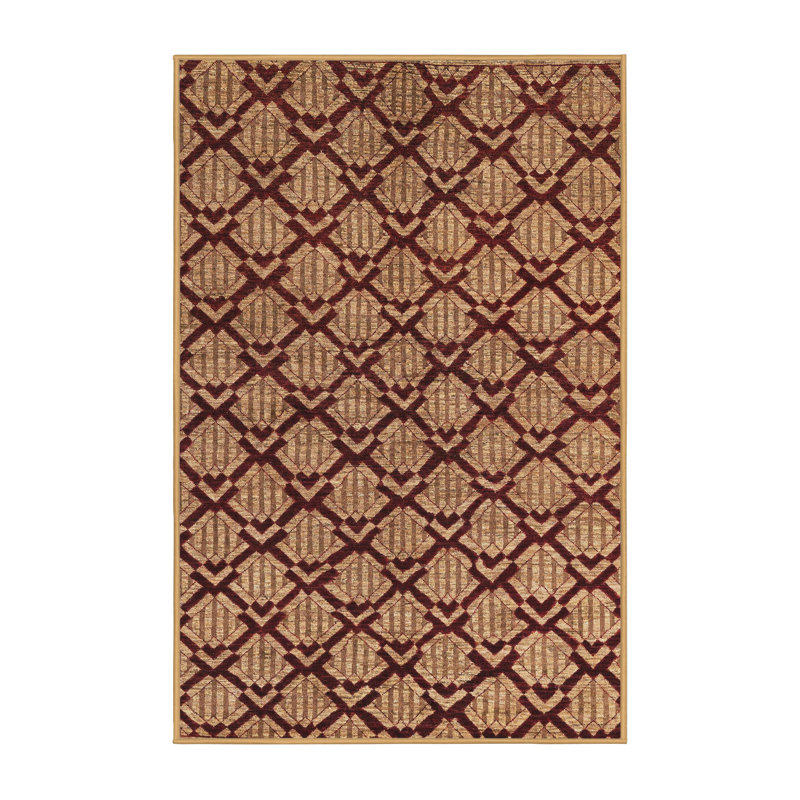 Tapis abstrait moderne 4224, Rectangle 4 pi x 6 pi