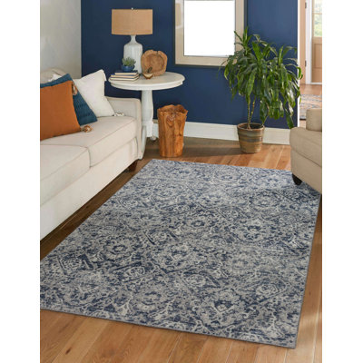 Tapis bleu Aidy 1244
