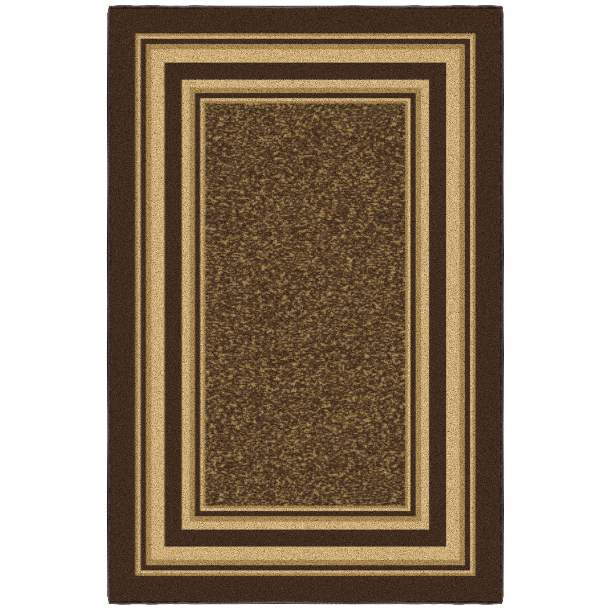 Machine Washable Non-Slip Bordered Area Rug For Living Room, Hallway  Runner, Entryway Rug