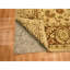 Tapis Biscotti brun 10 pi x 13 pi 10 po, Agra, motif de feuilles, velours zéro, 100% laine, noué à la main, colorants végétaux, tapis oriental