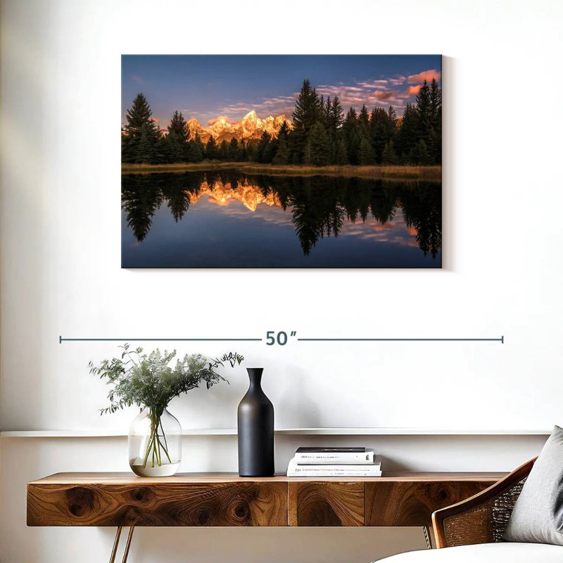 Alvord Schwabacher Landing Dusk, H 24 po x l 36 po