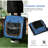 39" Cat Carrier, Blue, Detachable For Customized Use Soft Pet Carrier In Blue Color. Consisting Of Cloth & Net. Foldable And Convenient. Comfortable Padding Inside. Two Compartments Zippered