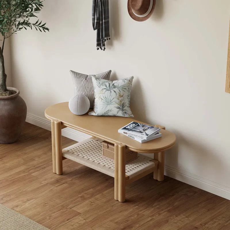 Banc de rangement (47,2 po), Brun, H 18,11 po x l 47,27 po x P 15,74 po