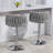 Stylish Adjustable Swivel Bar Stools Set Of 2, Ideal For Kitchen Island, Cafe, Pub And More.