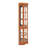 Corner Cabinet With 5 Shelves And , Oak Character 5-Shelf Lighting Flair-460379197