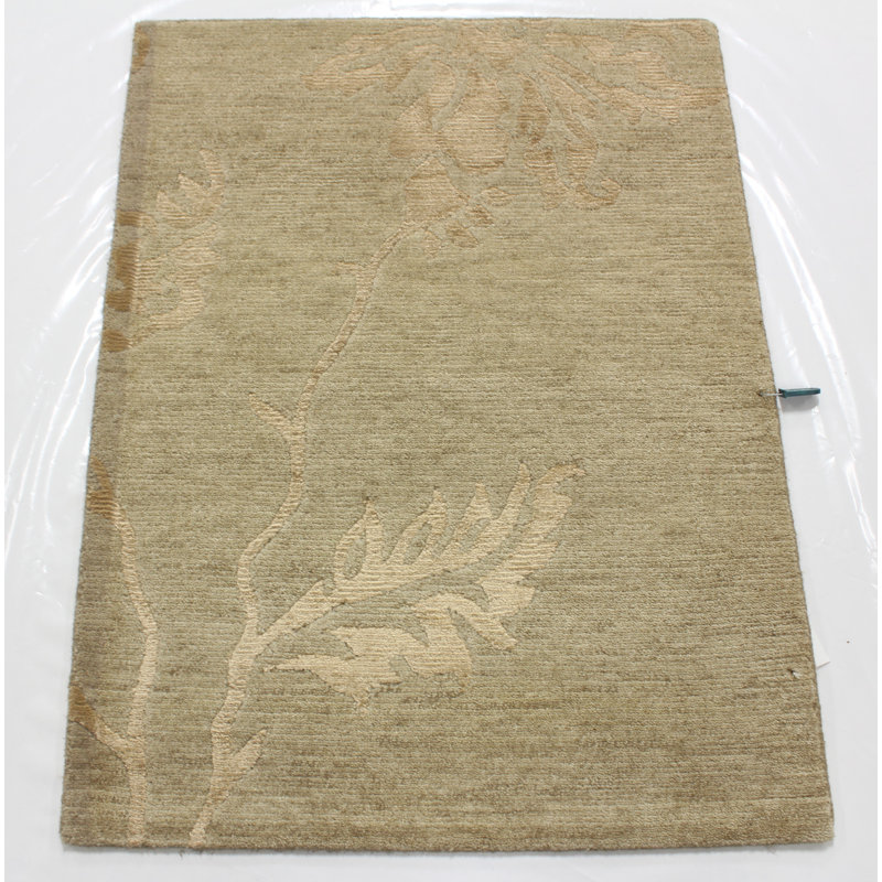 Denholme One-of-a-Kind 2'2" X 2'11" Wool Area Rug in Beige
