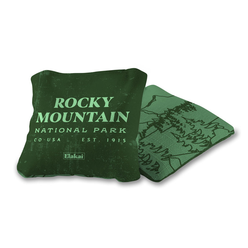 Durasuede Rocky Mountain National Park, H 4 po x l 4 po x P 0,5 po, Vert
