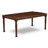 7 Piece Dining Table Set Consist of a Rectangle Dinner Table with Butterfly Leaf and 6 Dining Chairs, Mahogany-1173420203-1173420201
