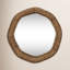 Miroir en jacinthe d'eau tissé 42 po Fegan-106733657