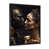 Impression noire sur toile encadrée