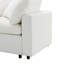 Canapé-lit modulaire de 130 po en forme de nuage, canapé-lit modulaire en chenille de 6 places avec repose-pieds, combinaison libre, canapé-lit convertible en U pour salon et appartement