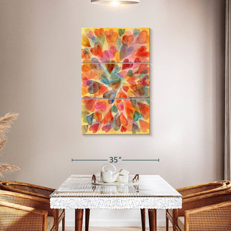Hardie Hearts, 45'' H X 28'' W